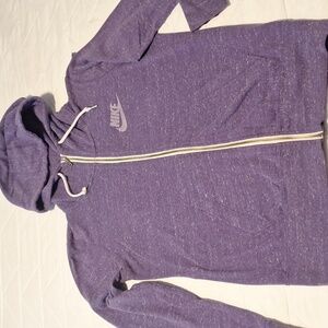 Nike Purple Zip-Up Hoodie